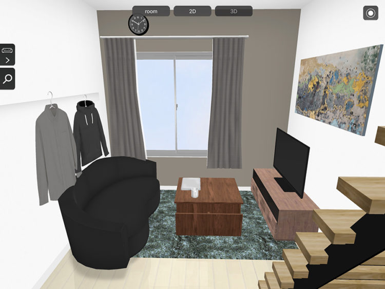 3D インテリアコーディネート