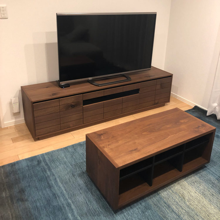 カドル テレビボード テーブル ウォールナット おしゃれ