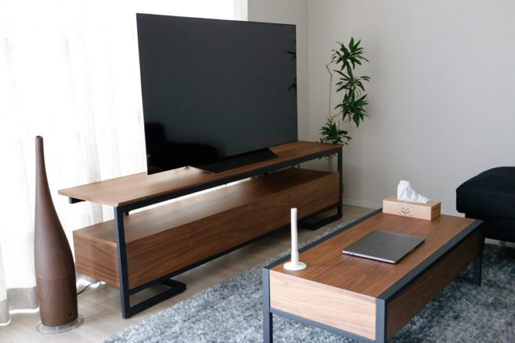 テレビボード ローテーブル ウォールナット リビング シンプル オシャレ