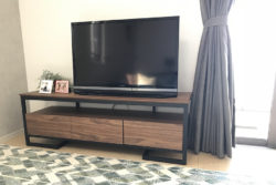 テレビボード テレビ台 ウォールナット アイアン